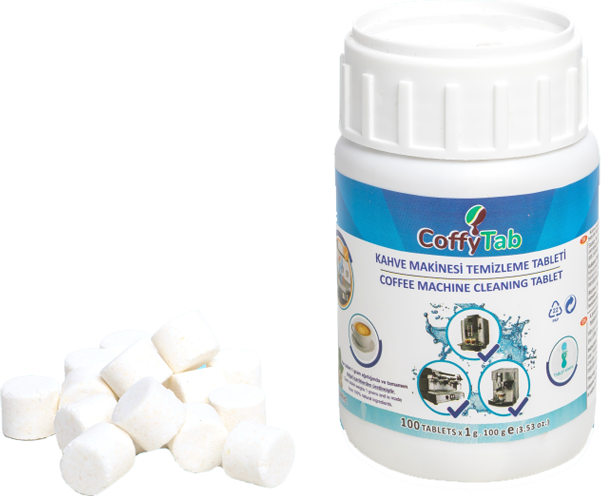 CoffyTab Kahve Makinesi Temizleme Tableti (100 gr.)