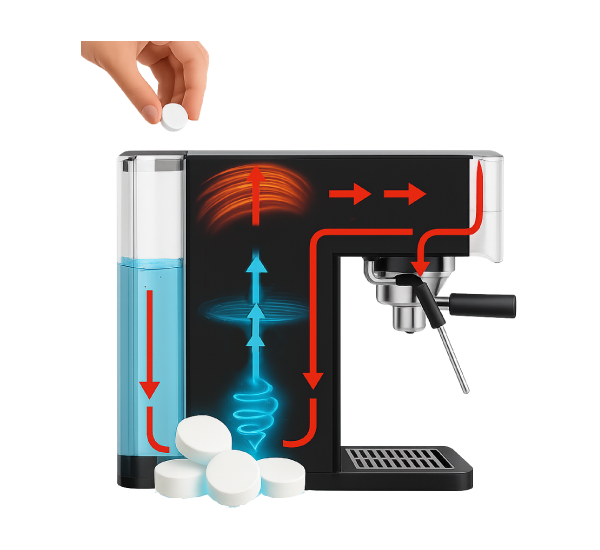 CoffyTab Kahve Makinesi Temizleme Tableti (100 gr.)