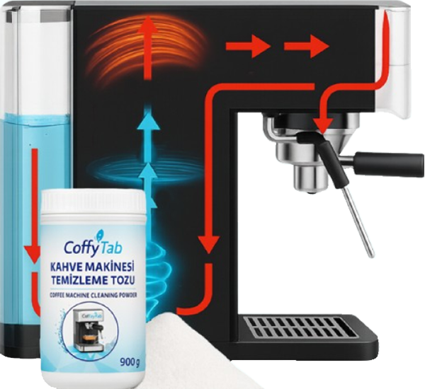 CoffyTab Kahve Makinesi Temizleme Tozu (150 gr.)