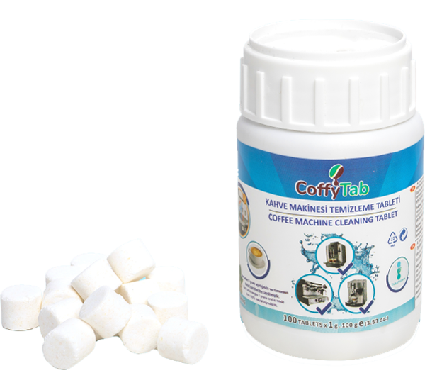 CoffyTab Kahve Makinesi Temizleme Tableti (100 gr.)