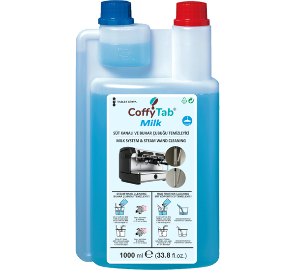 CoffyTab Süt Kanalı ve Buhar Çubuğu Temizleyici Sıvı